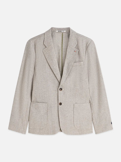 Tate Unconstructed Cotton Blend Regular-Fit Blazer