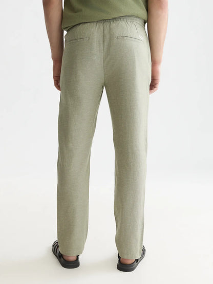 Essentials Warren Cotton-Linen Twill Jogger