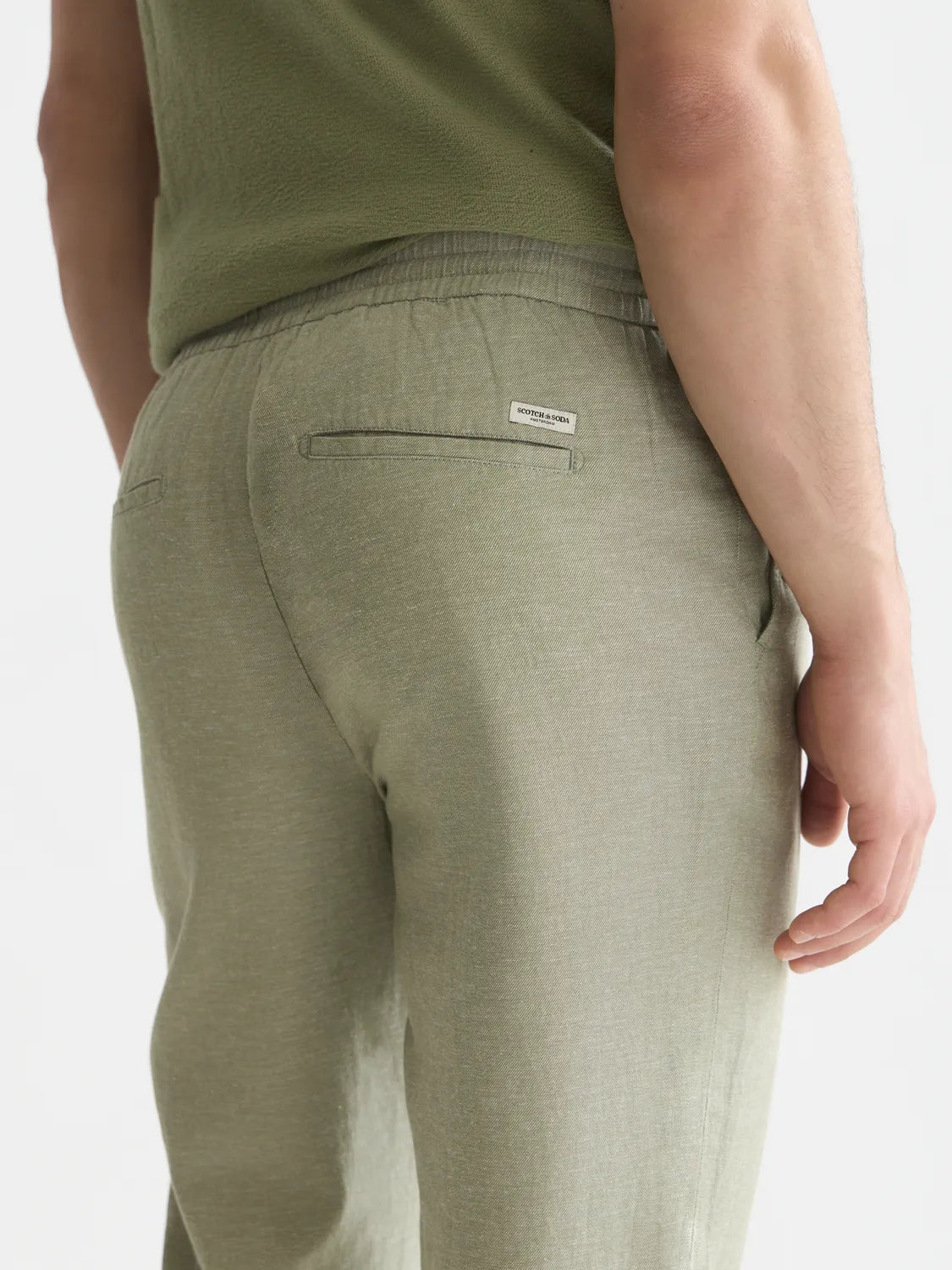 Essentials Warren Cotton-Linen Twill Jogger