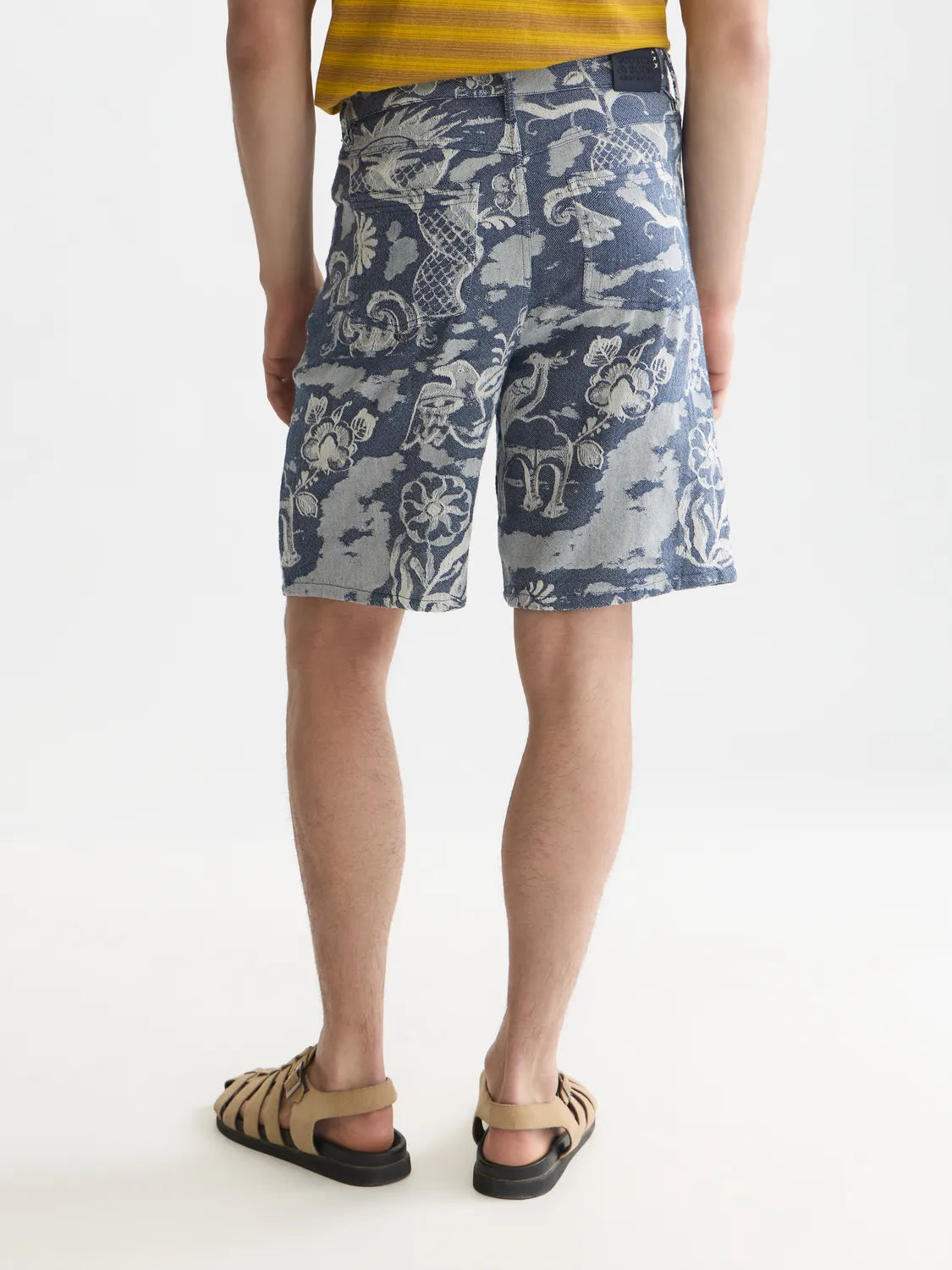 Scotch & Soda x Royal Delft Wide Shorts