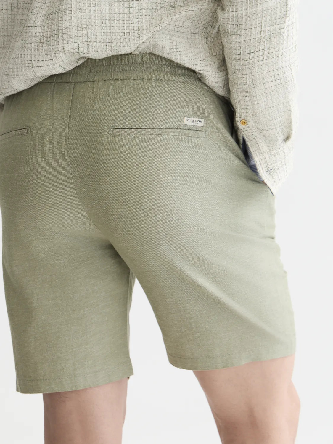 Essentials Fave Cotton Linen Regular-Fit Shorts