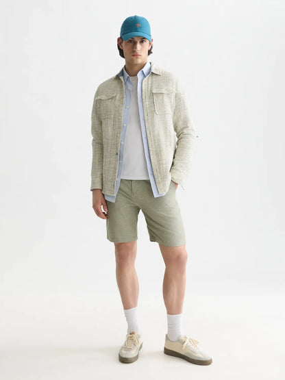 Essentials Fave Cotton Linen Regular-Fit Shorts
