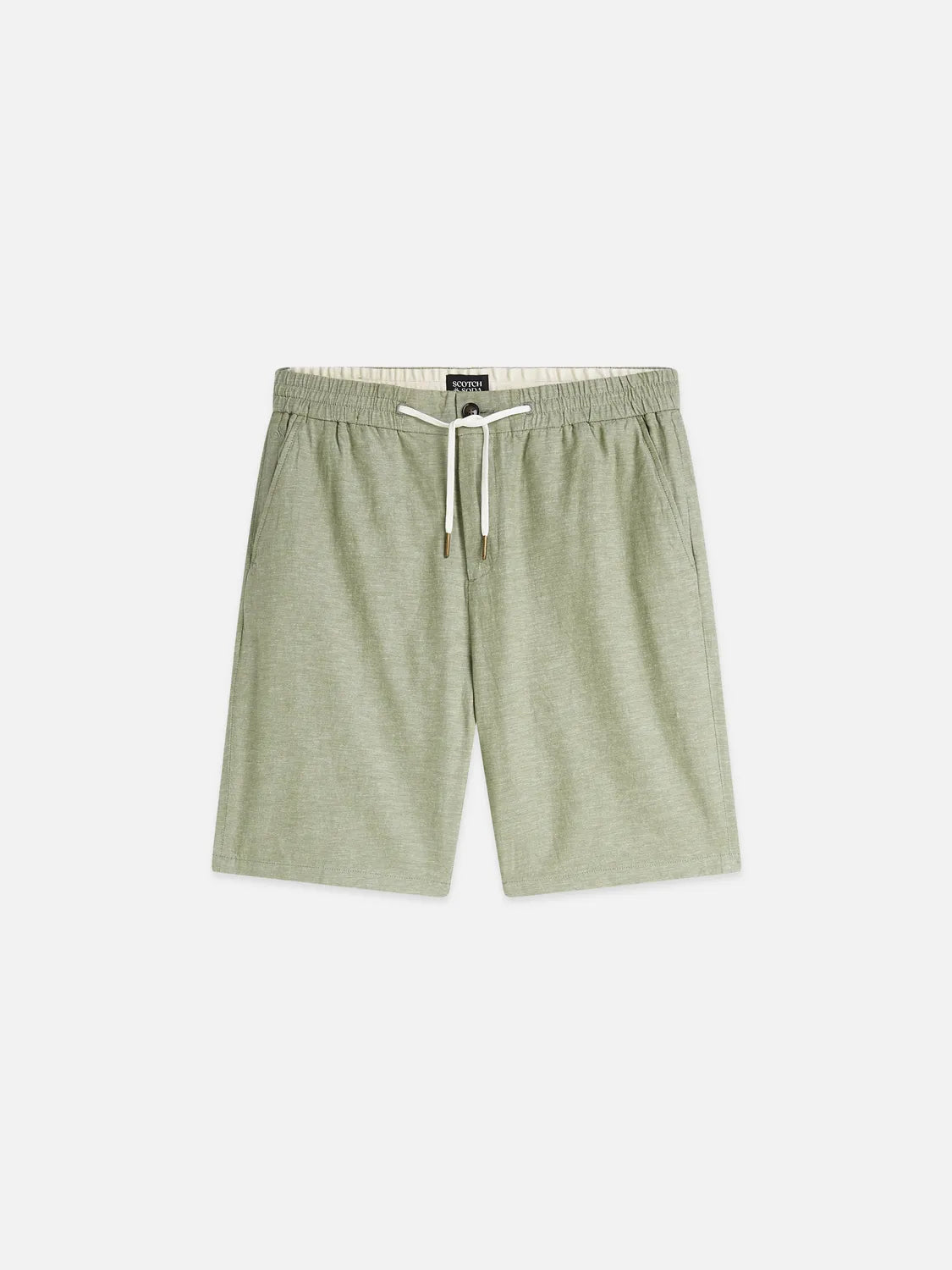 Essentials Fave Cotton Linen Regular-Fit Shorts