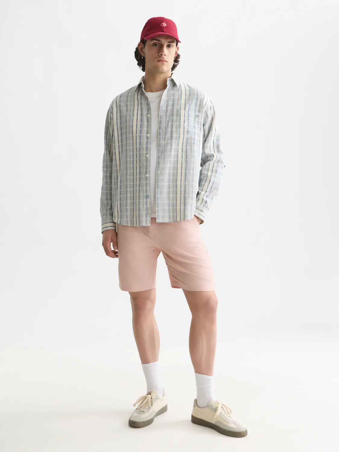 Essentials Fave Cotton Linen Regular-Fit Shorts