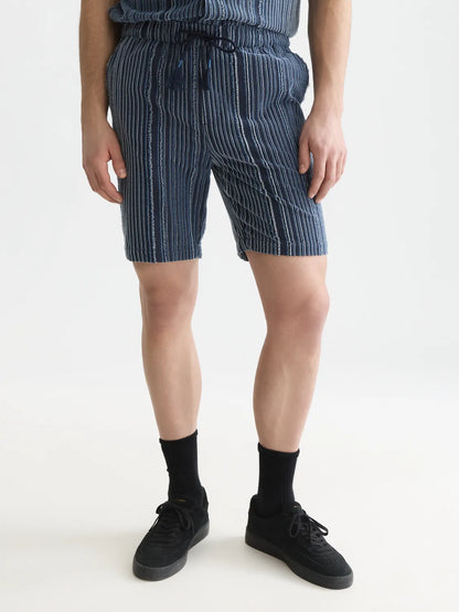 Fave Textured Relaxed-Fit Bermuda Shorts