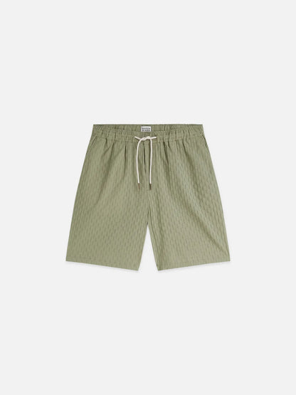 Jacquard Seersucker Bermuda Shorts