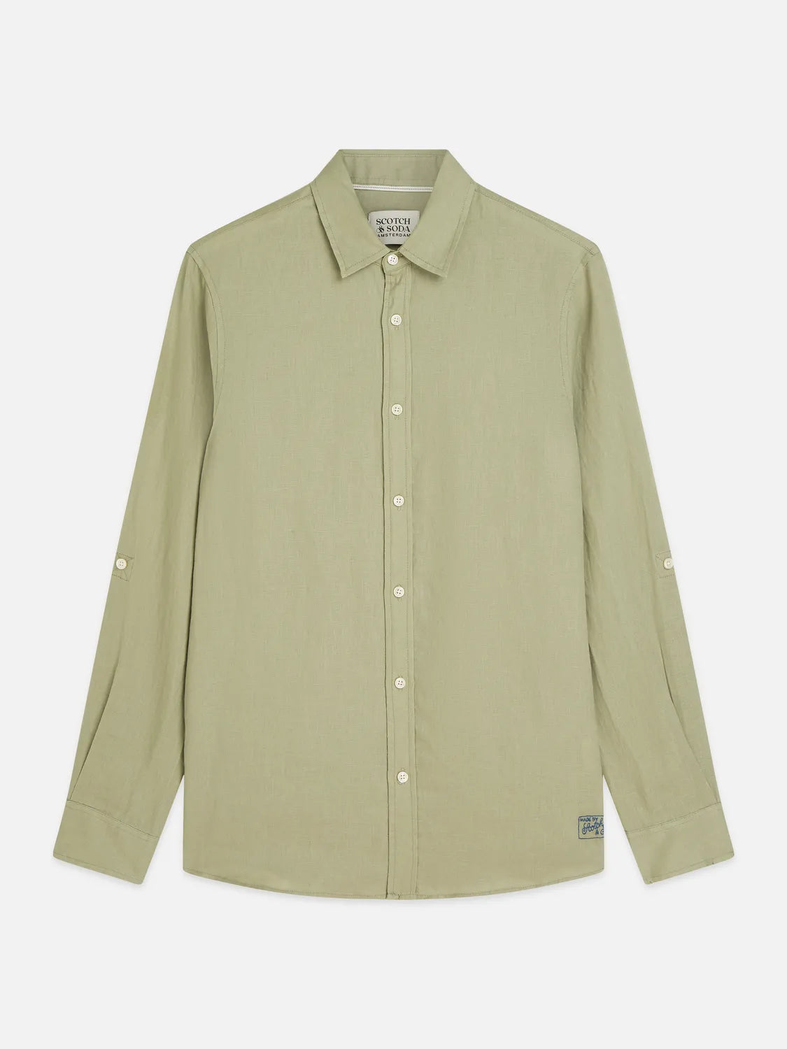 Essentials Linen Regular-Fit Shirt