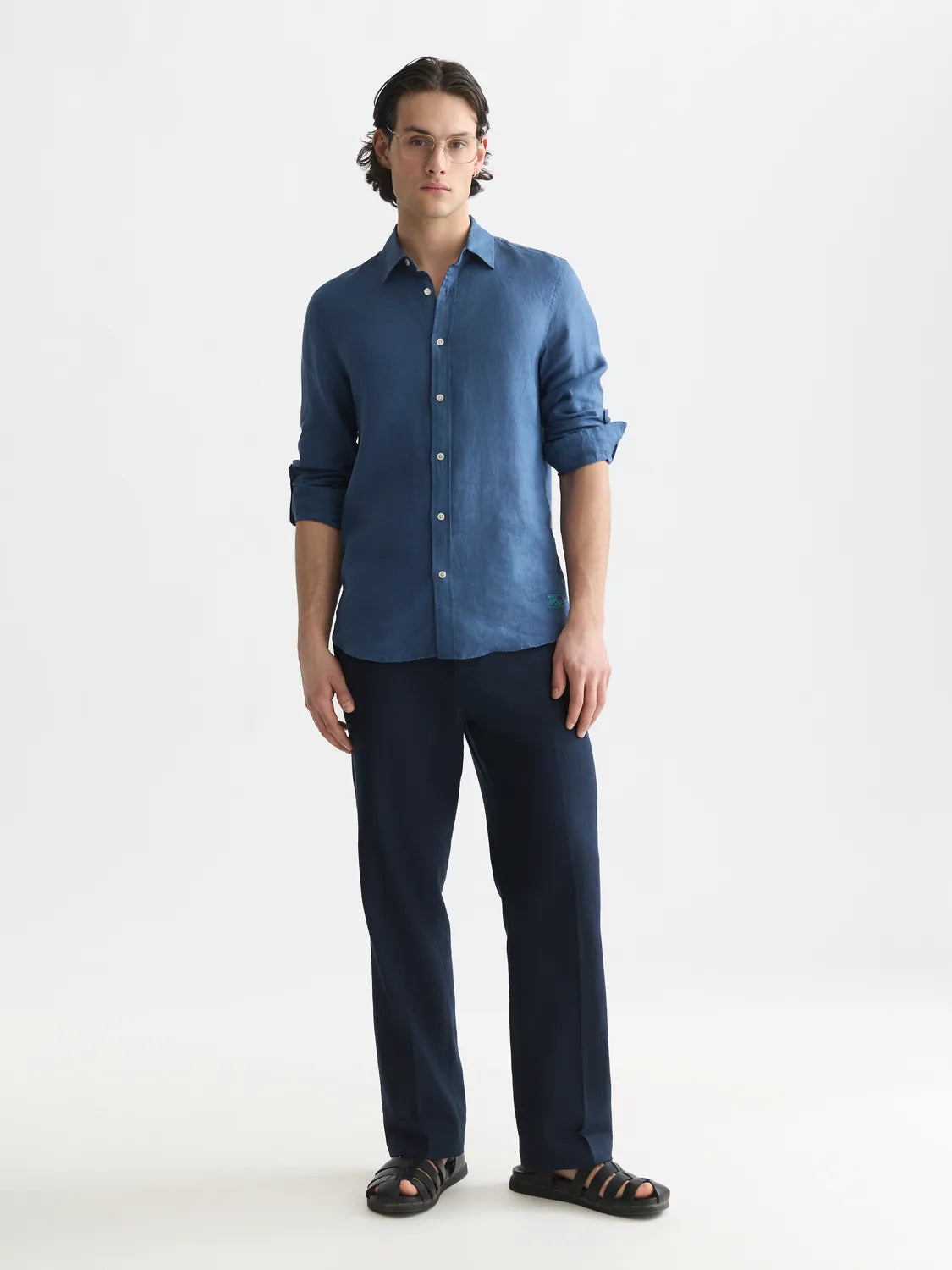 Essentials Linen Regular-Fit Shirt