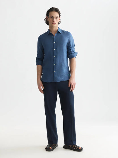 Essentials Linen Regular-Fit Shirt