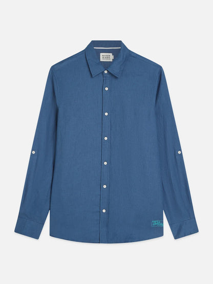 Essentials Linen Regular-Fit Shirt