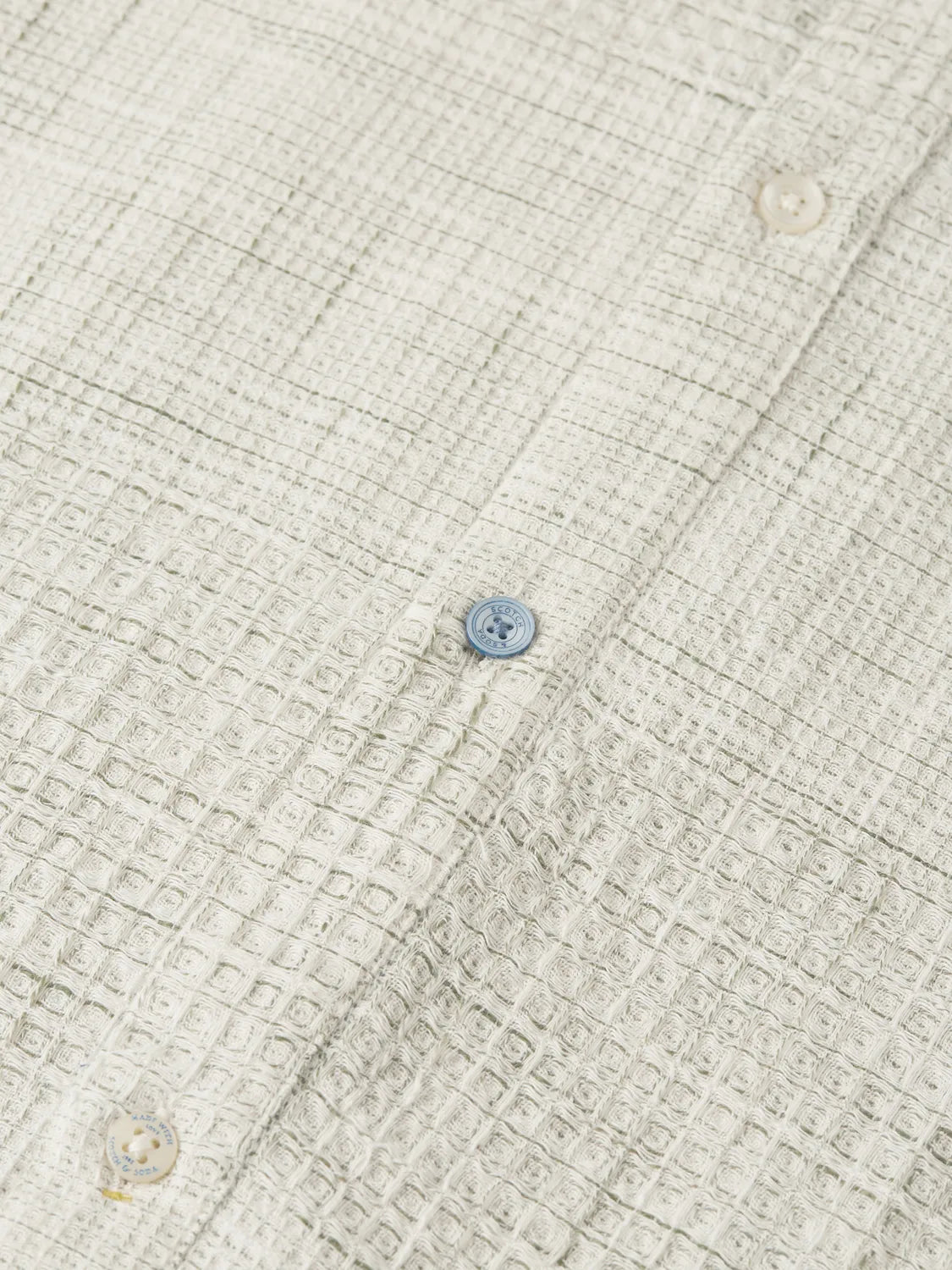 Melange Waffle Regular-Fit Shirt
