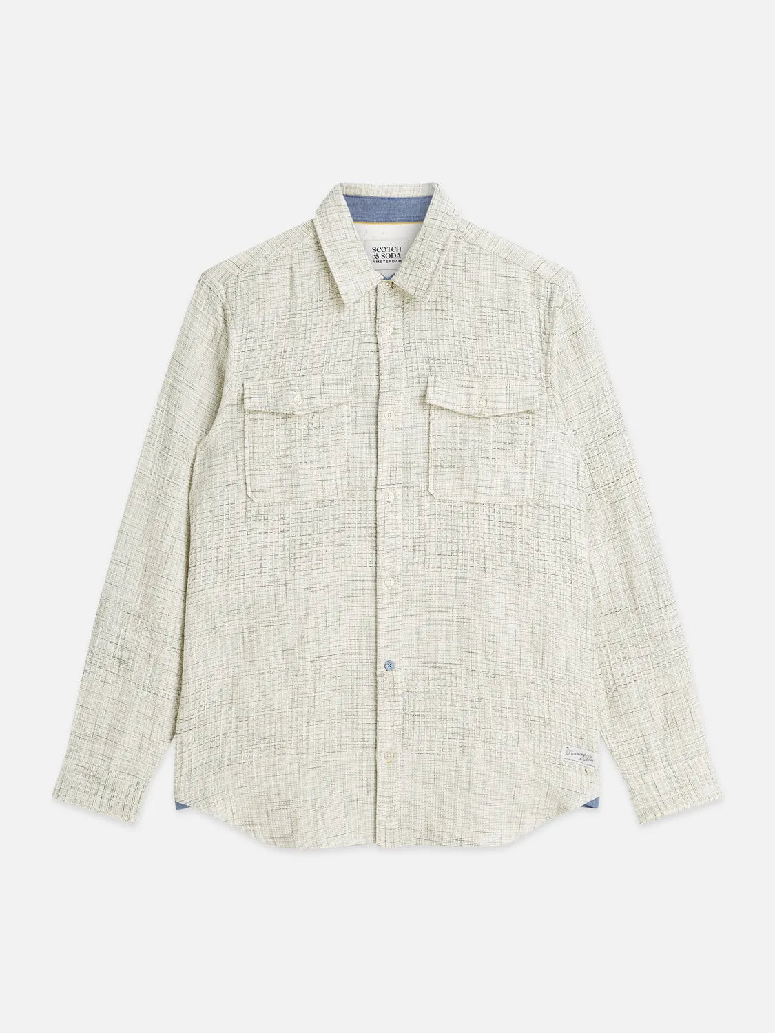 Melange Waffle Regular-Fit Shirt