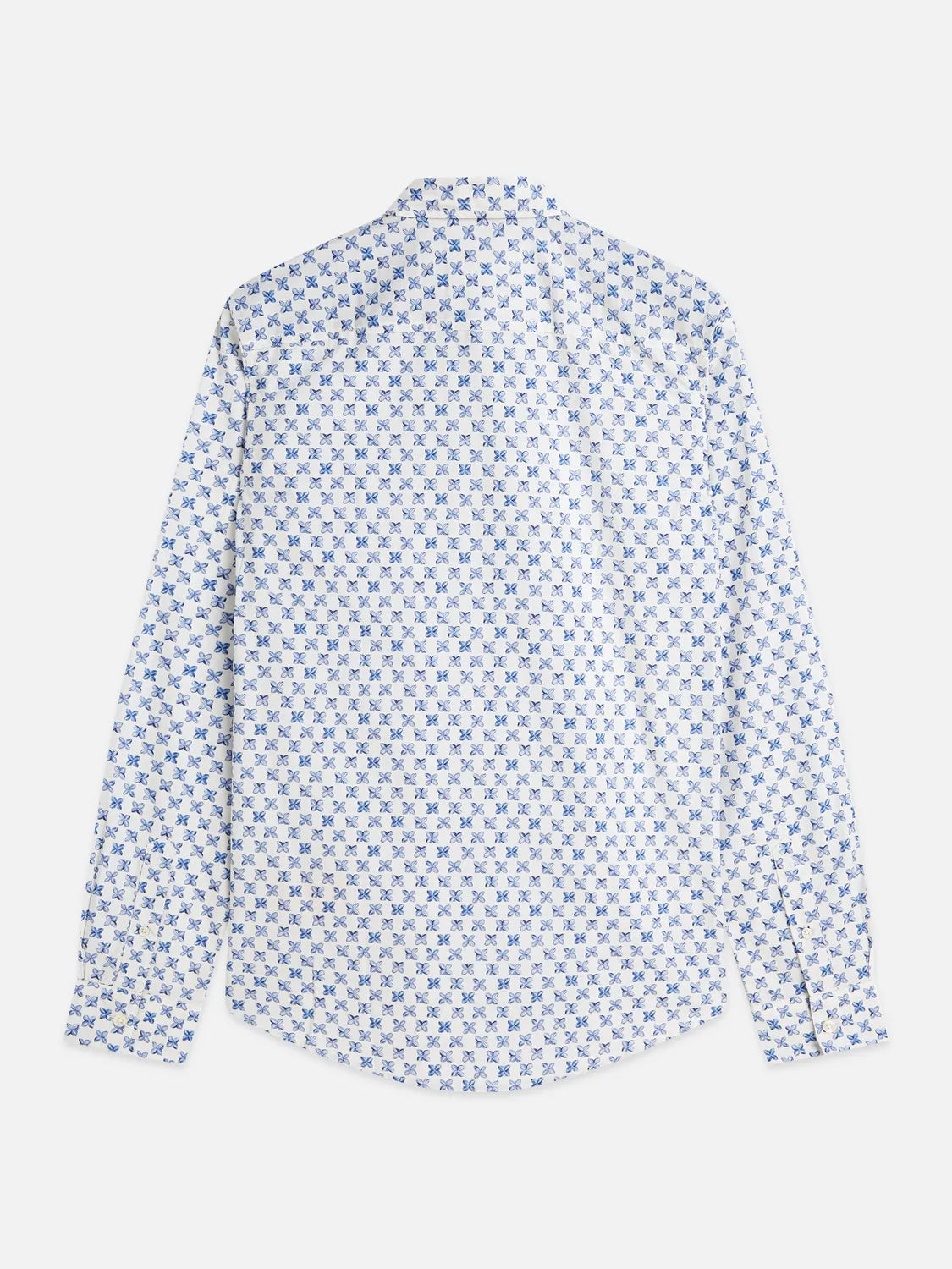 Micro Printed Slim-Fit Shirt