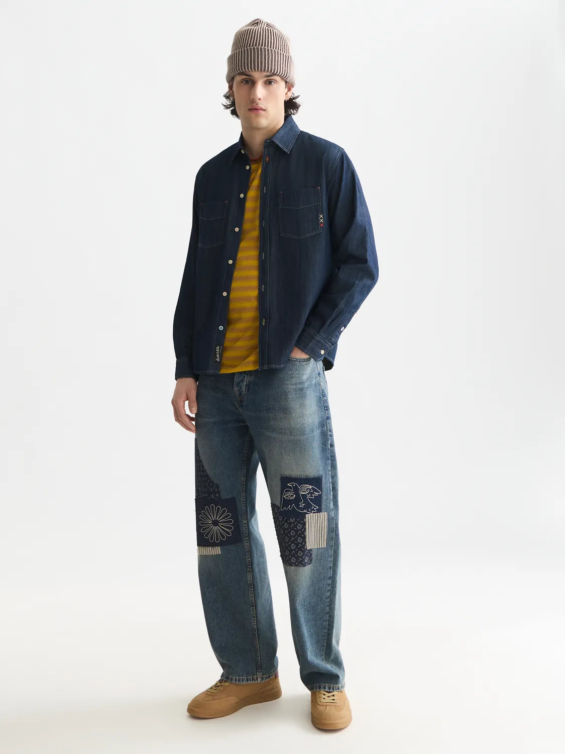 Denim Relaxed-Fit Shirt