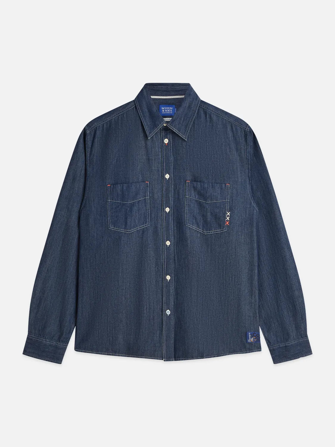 Denim Relaxed-Fit Shirt