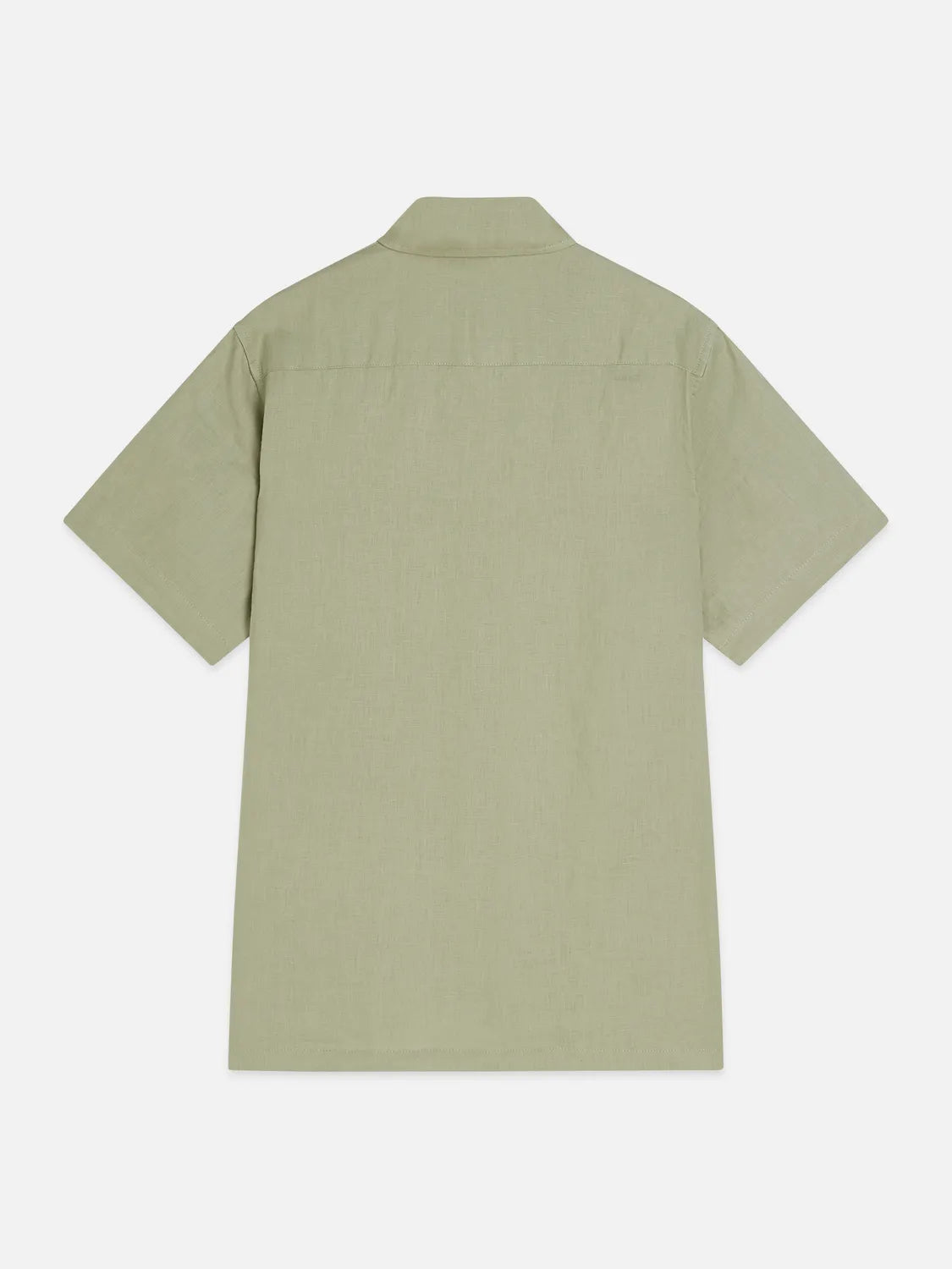 Essentials Linen Regular-Fit Short Sleeved Shirt