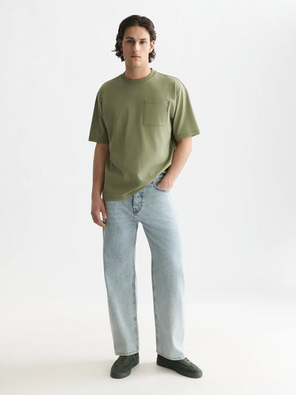 Essentials 3 Crosses Chest Pocket Loose-Fit T-Shirt