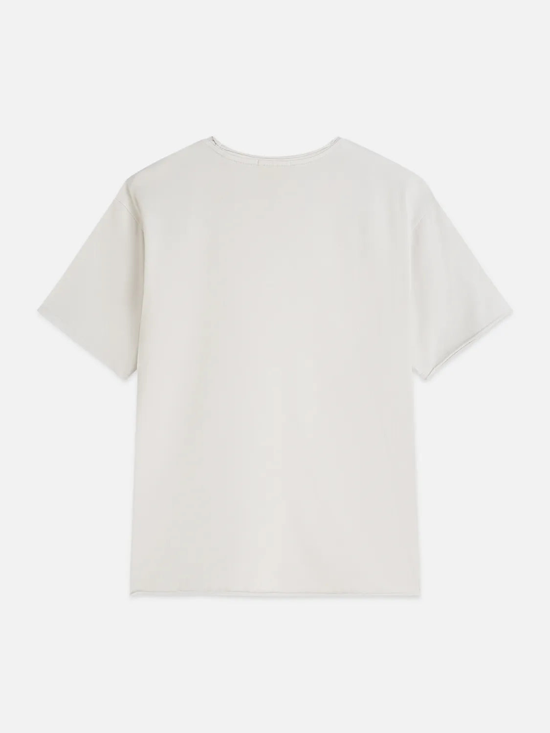 Essentials Raw-Edged Garment-Dyed Relaxed-Fit T-Shirt