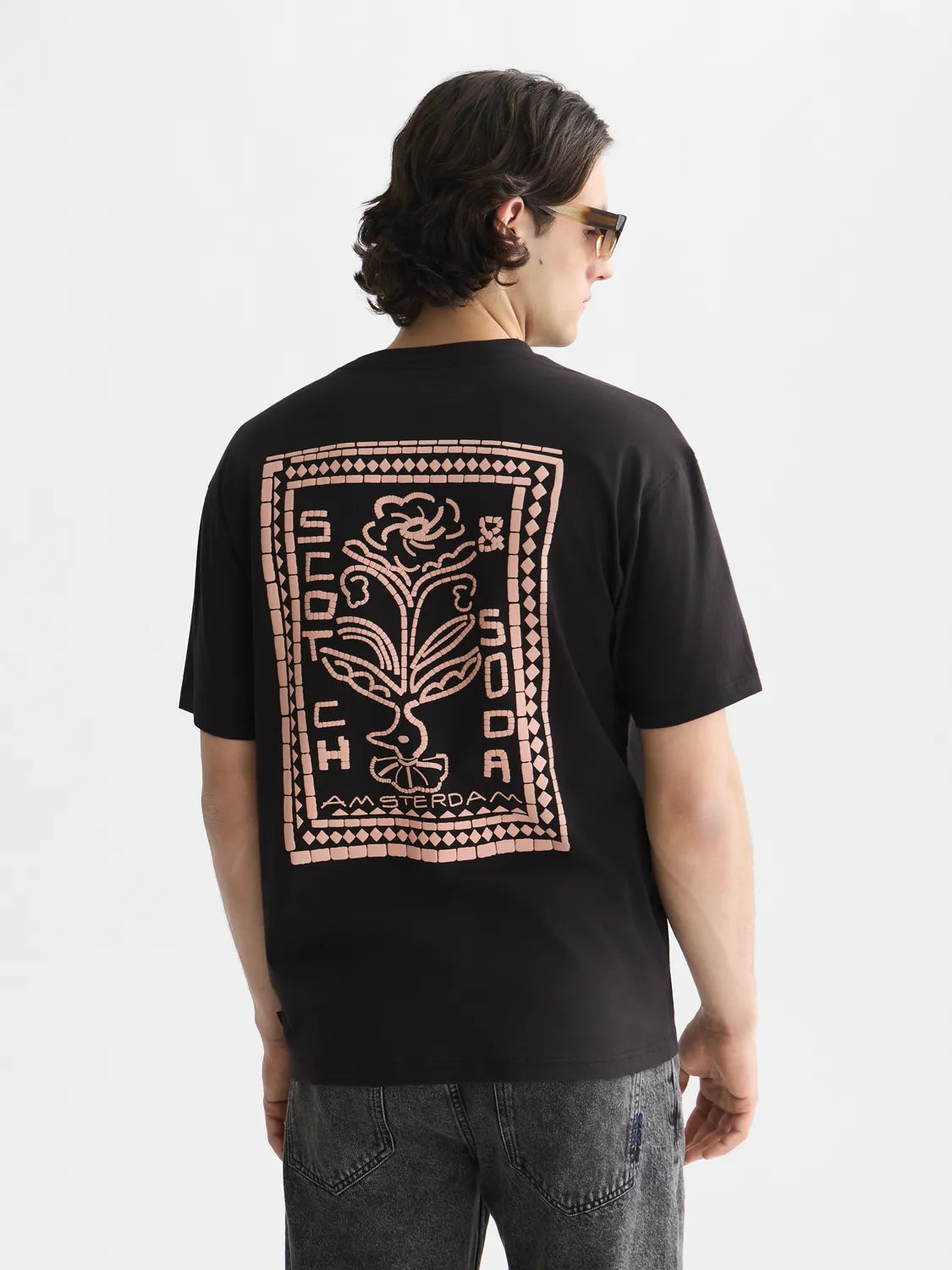 Front And Back Artwork Relaxed-Fit T-Shirt
