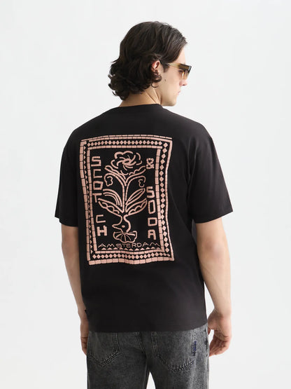 Front And Back Artwork Relaxed-Fit T-Shirt