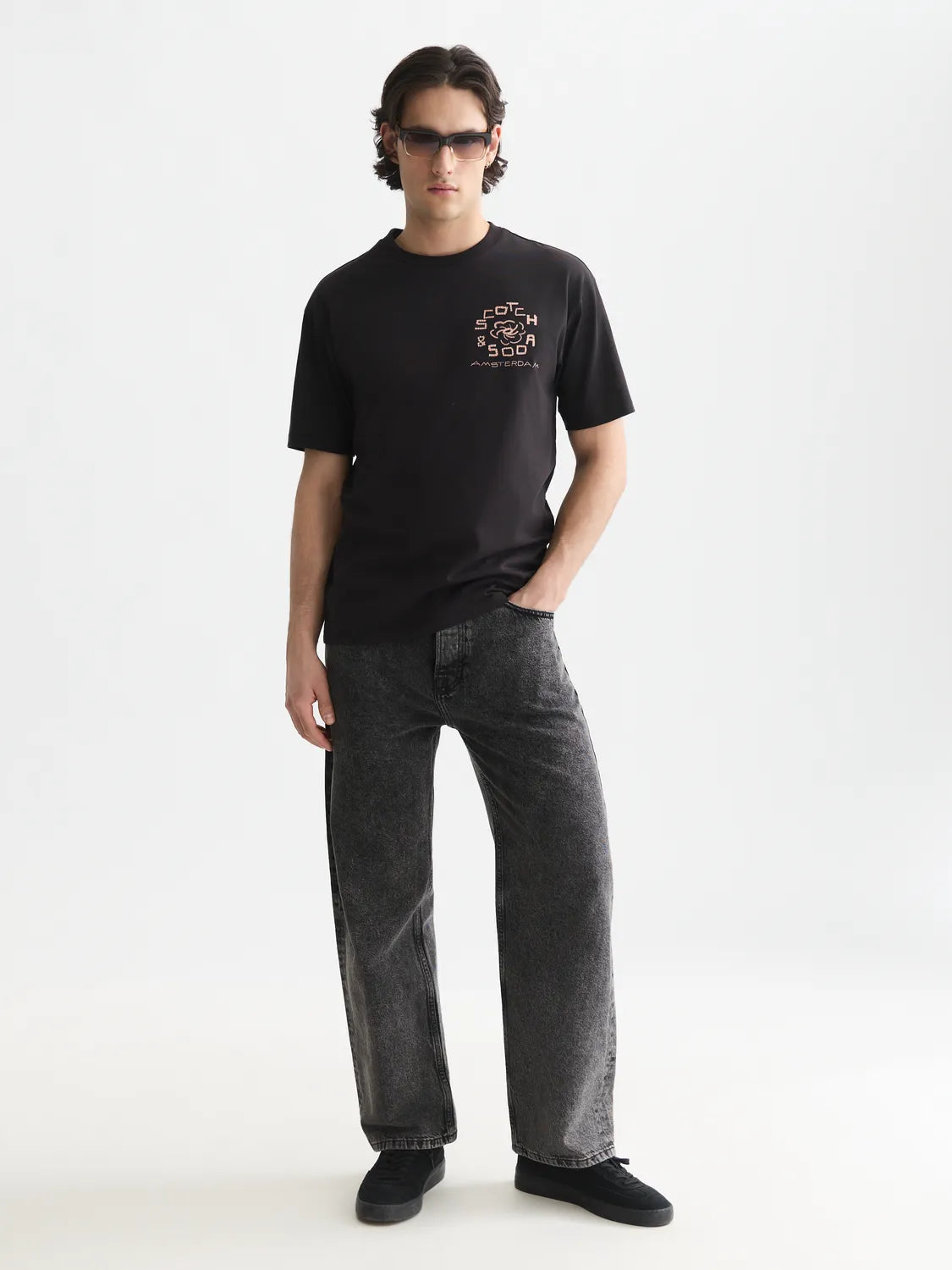 Front And Back Artwork Relaxed-Fit T-Shirt