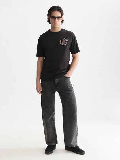 Front And Back Artwork Relaxed-Fit T-Shirt