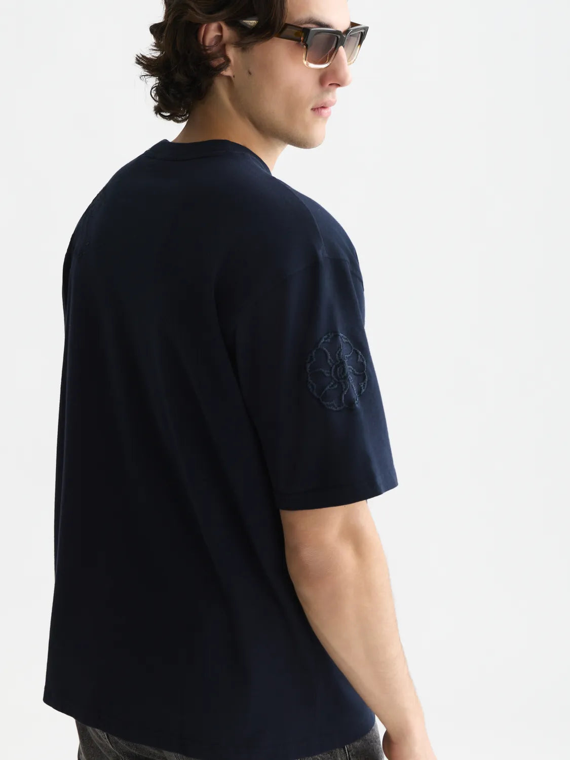 Scotch & Soda x Royal Delft Embroidered Artwork Loose T-Shirt