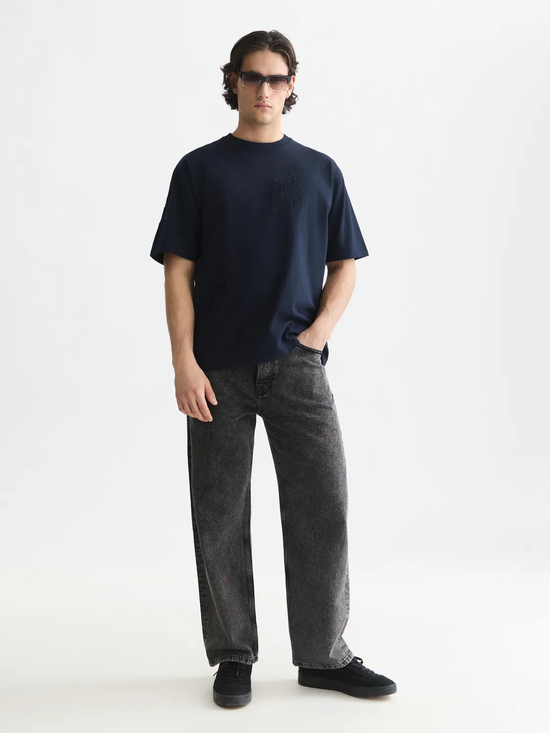 Scotch & Soda x Royal Delft Embroidered Artwork Loose T-Shirt