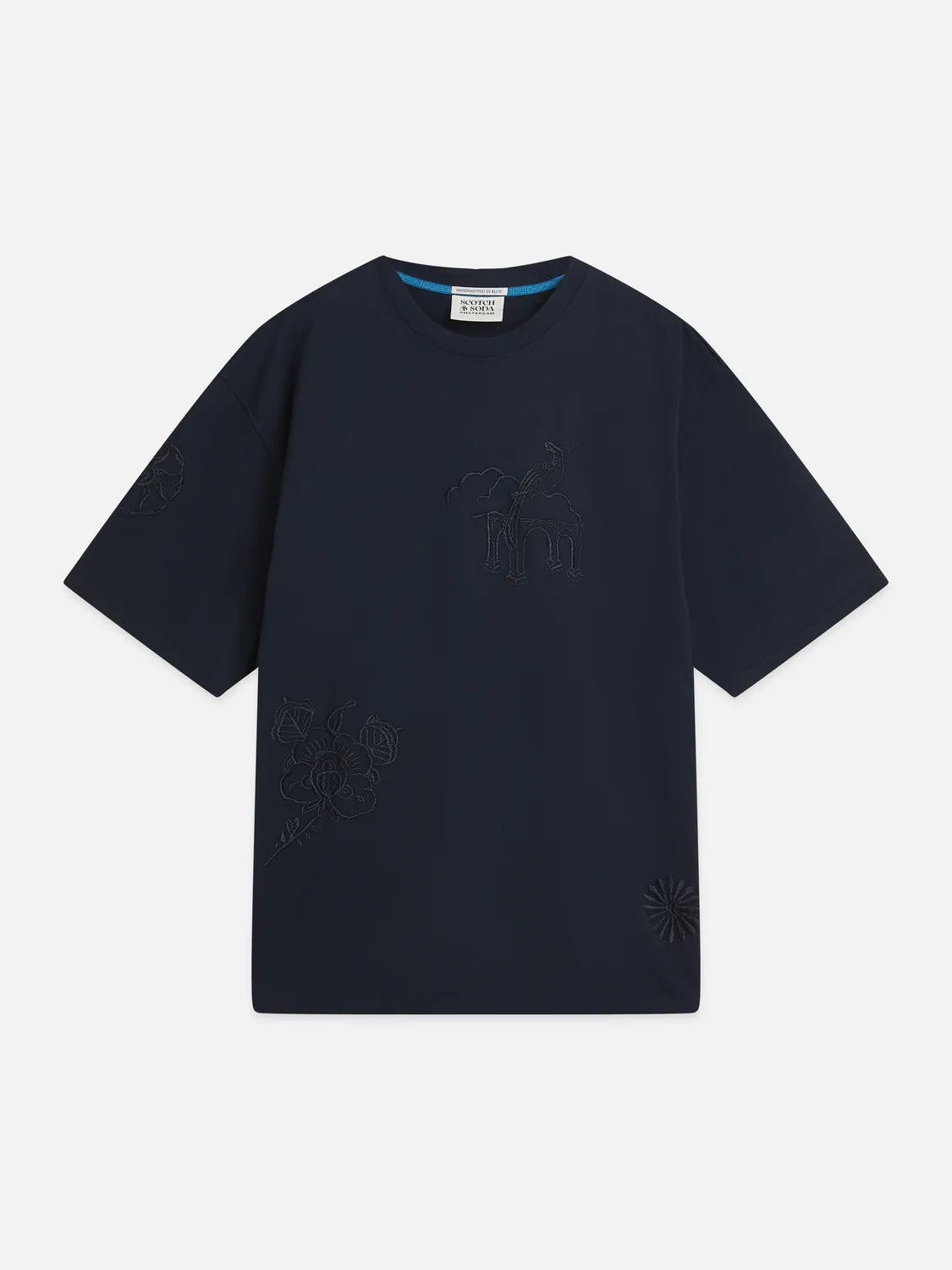 Scotch & Soda x Royal Delft Embroidered Artwork Loose T-Shirt