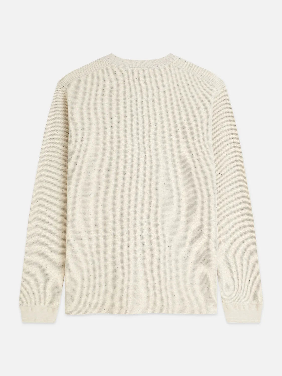 Henley Melange Regular-Fit Long-Sleeved T-Shirt