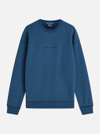 Essentials Front Chest Artwork Relaxed-Fit Sweatshirt