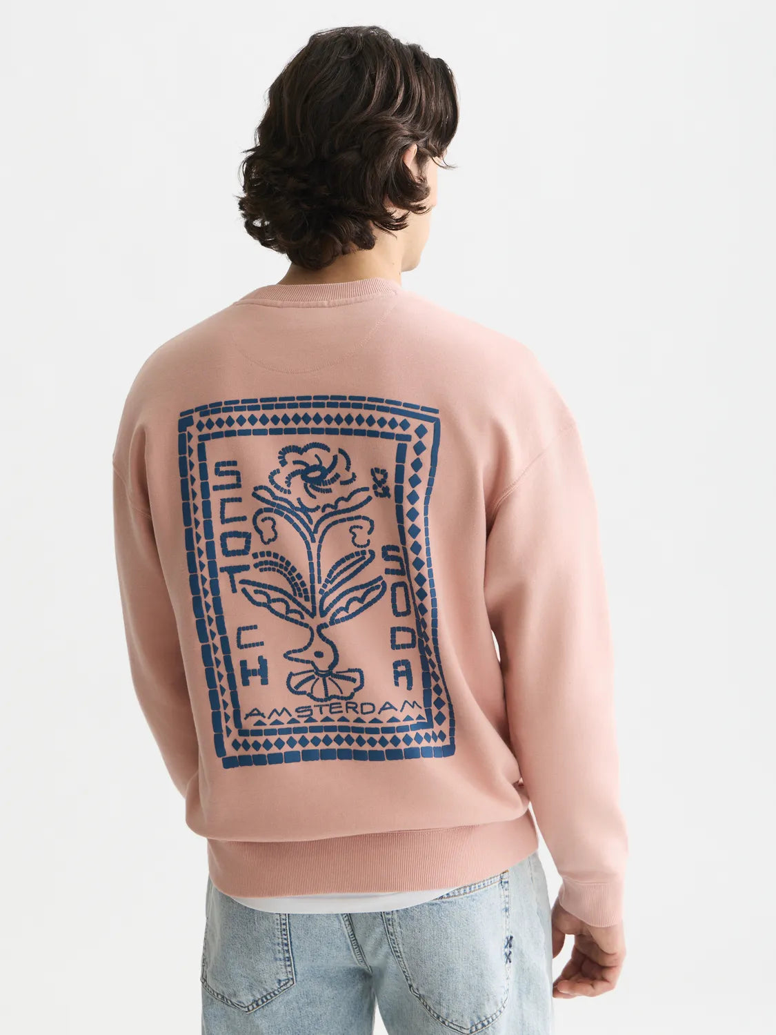 Front And Back Artwork Relaxed-Fit Sweatshirt