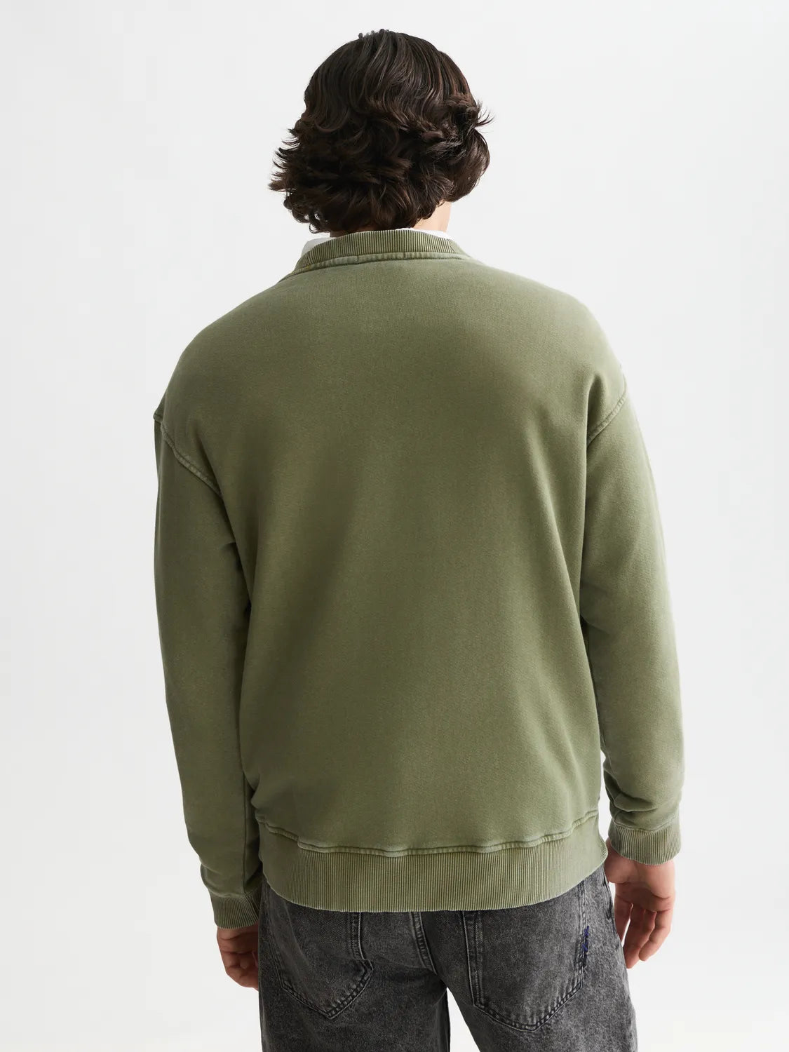 Washed Relaxed-Fit Sweatshirt