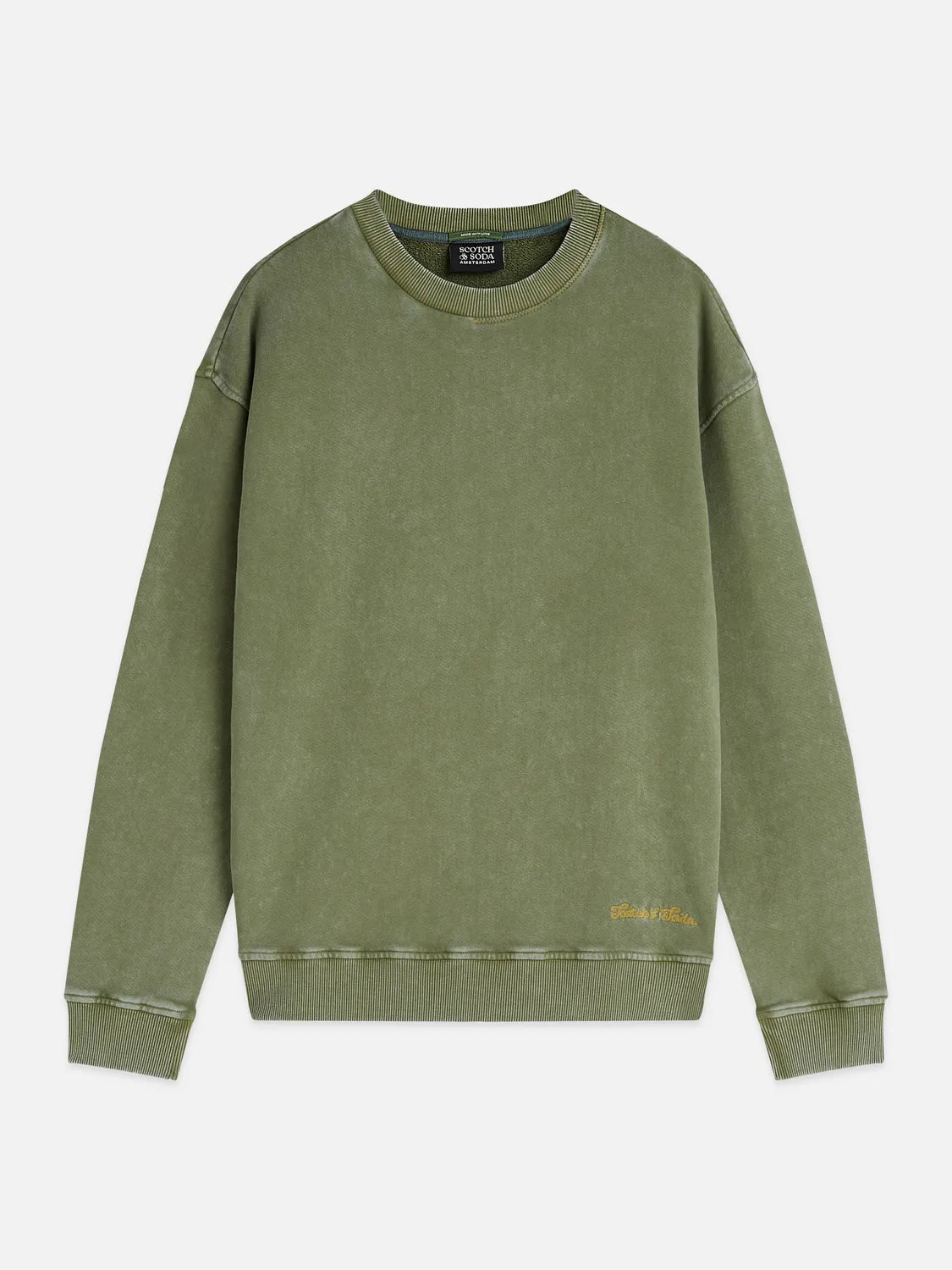 Washed Relaxed-Fit Sweatshirt