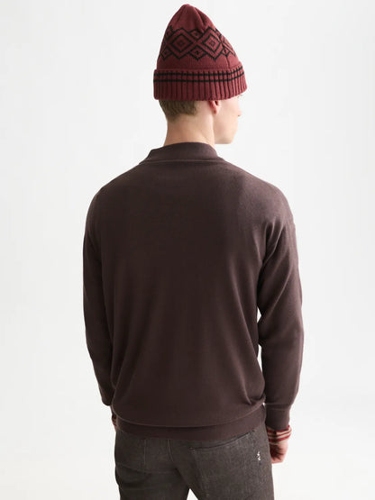 Essentials Dropped Shoulder Mock Neck Pullover