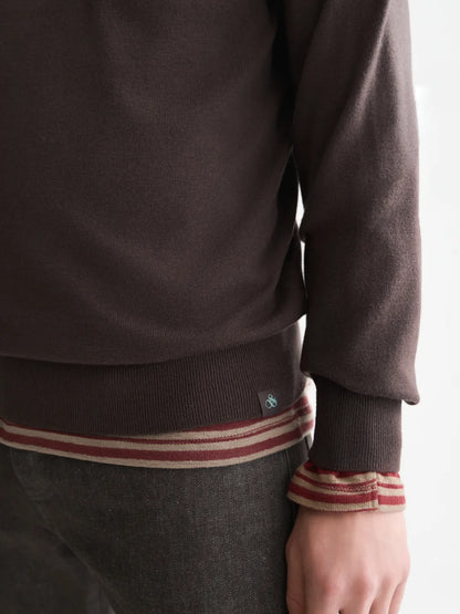 Essentials Dropped Shoulder Mock Neck Pullover