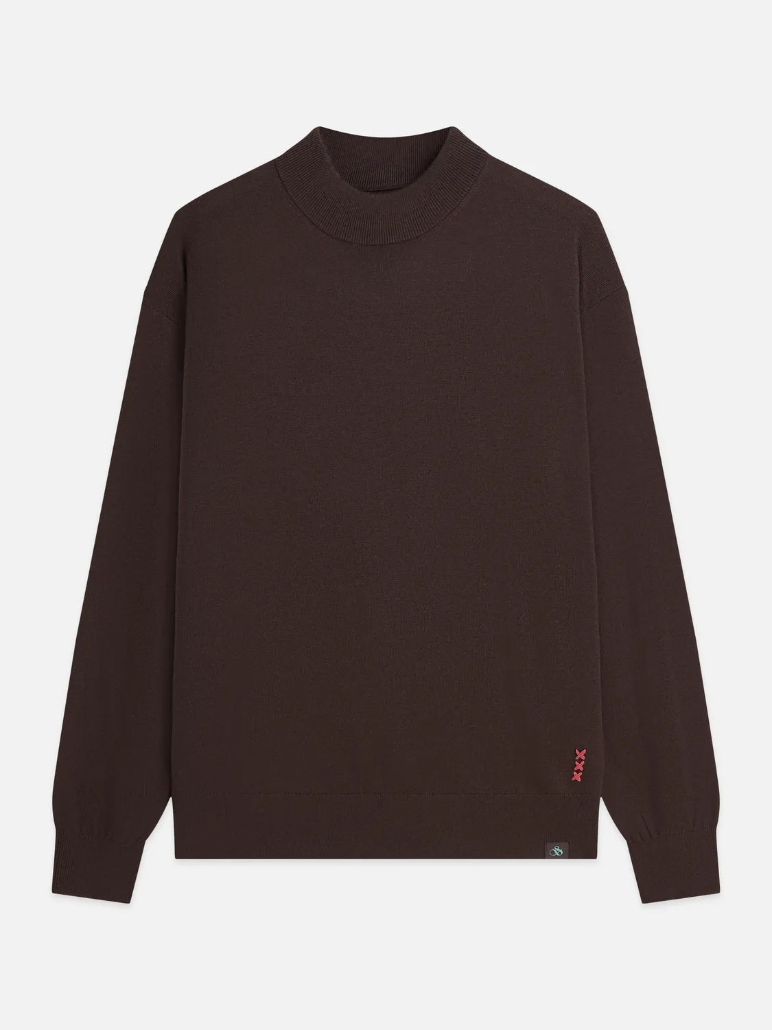 Essentials Dropped Shoulder Mock Neck Pullover