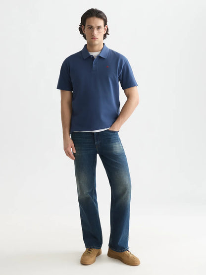Pique Garment Dyed Relaxed-Fit Polo
