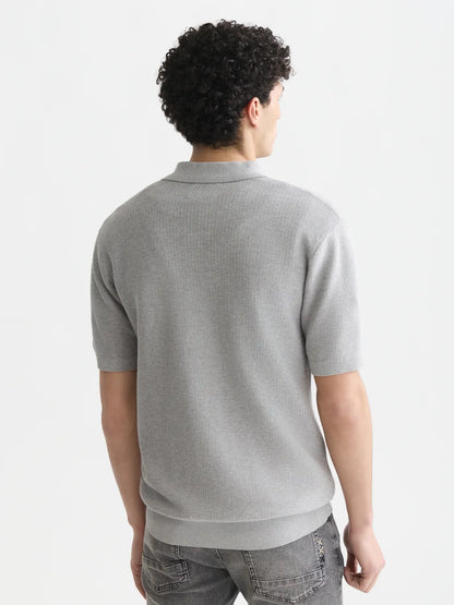 Seasonal Core Structured Knitted Regular-Fit Polo