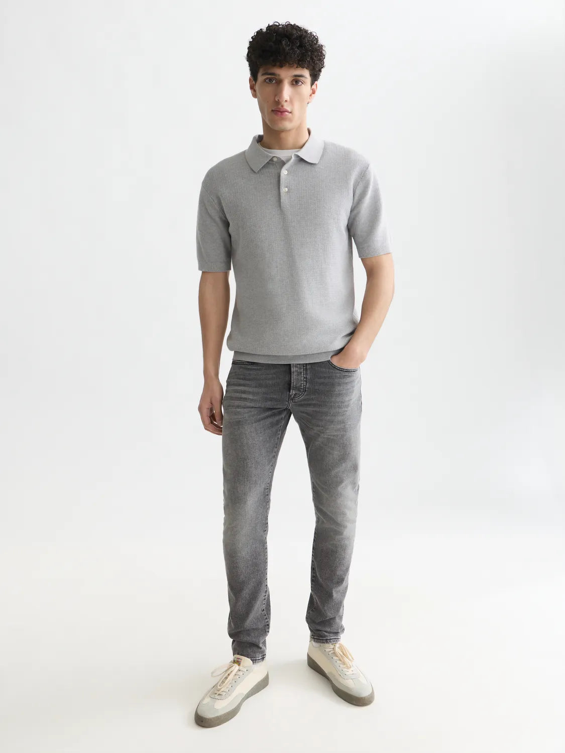 Seasonal Core Structured Knitted Regular-Fit Polo