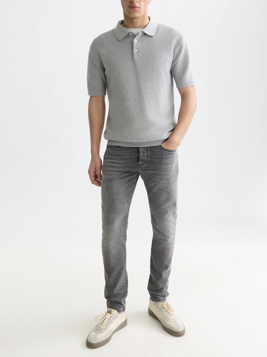 Seasonal Core Structured Knitted Regular-Fit Polo