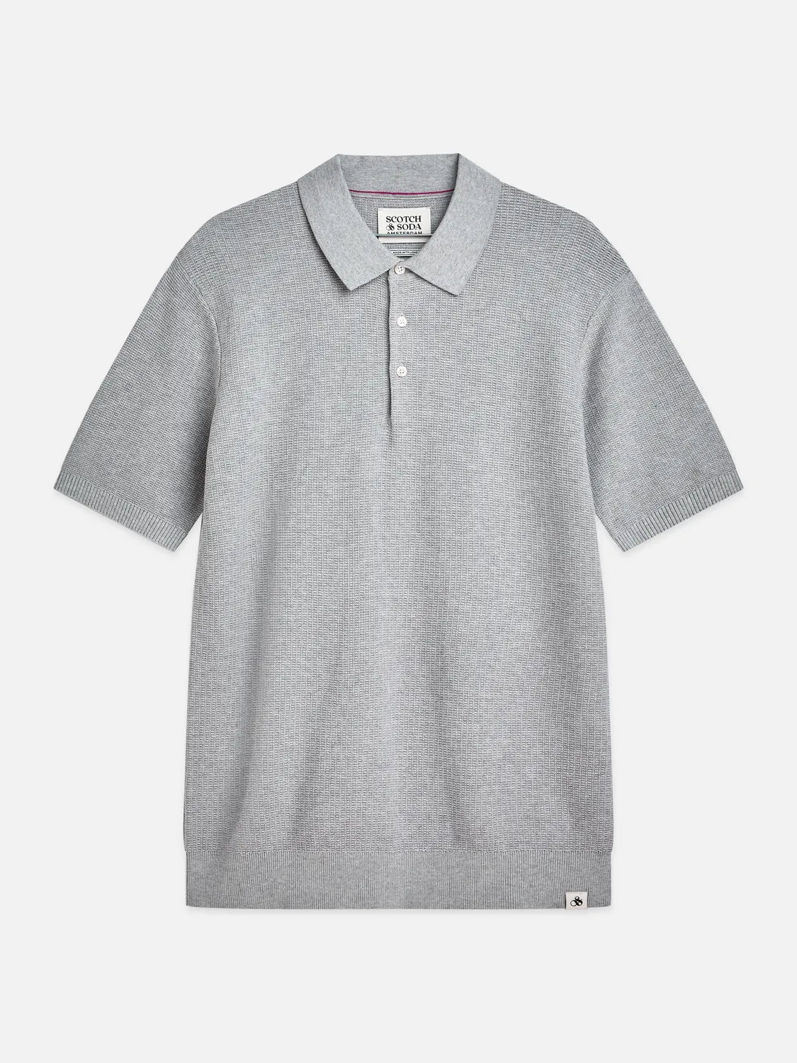 Seasonal Core Structured Knitted Regular-Fit Polo