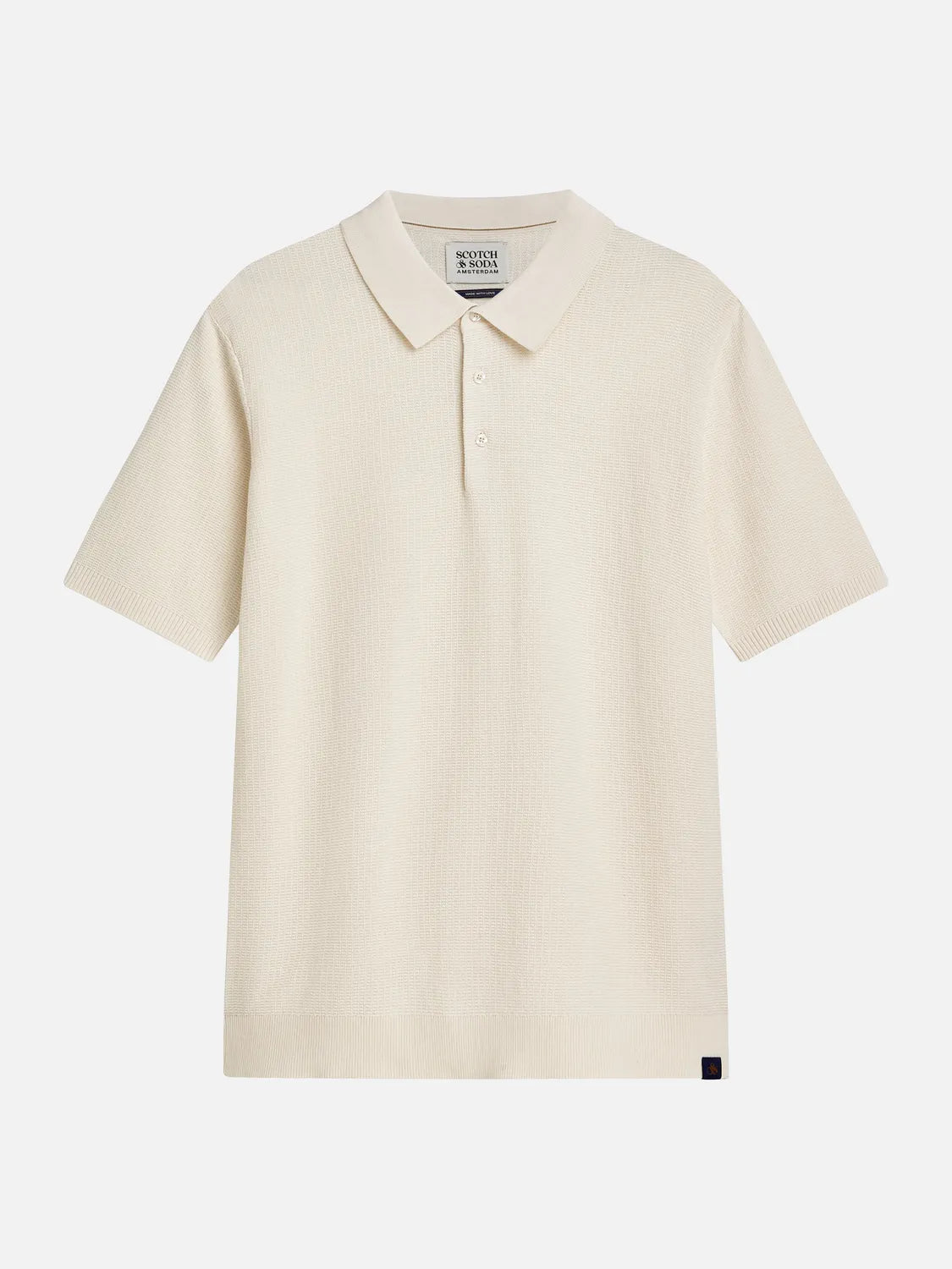 Essentials Structured Knitted Regular-Fit Polo