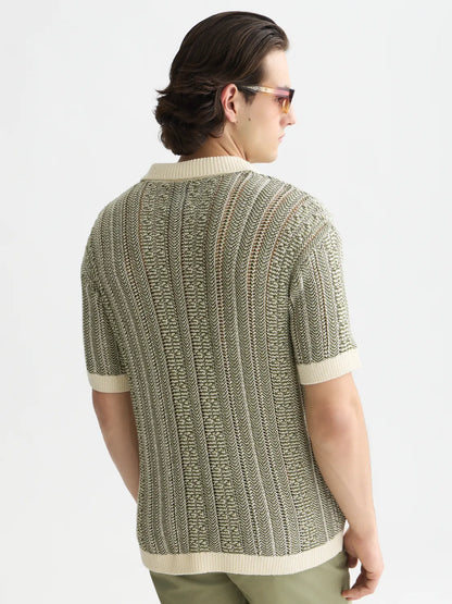 Multi Stitch Extra Dropped Shoulder Polo