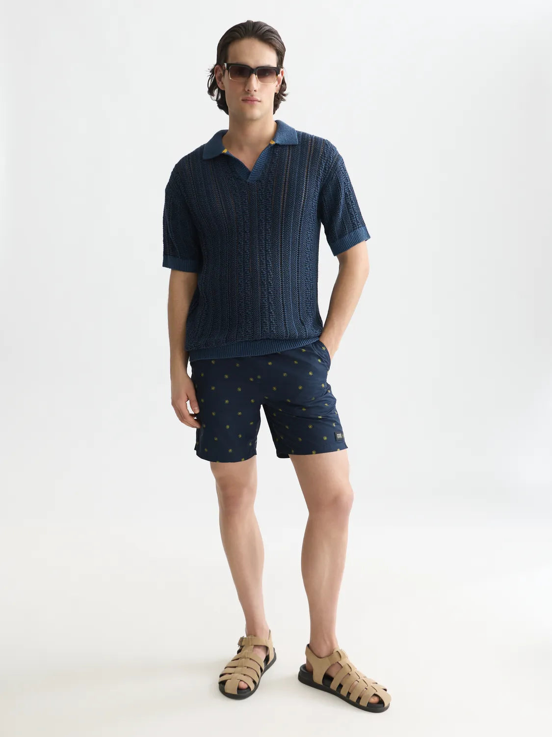 Multi Stitch Extra Dropped Shoulder Polo
