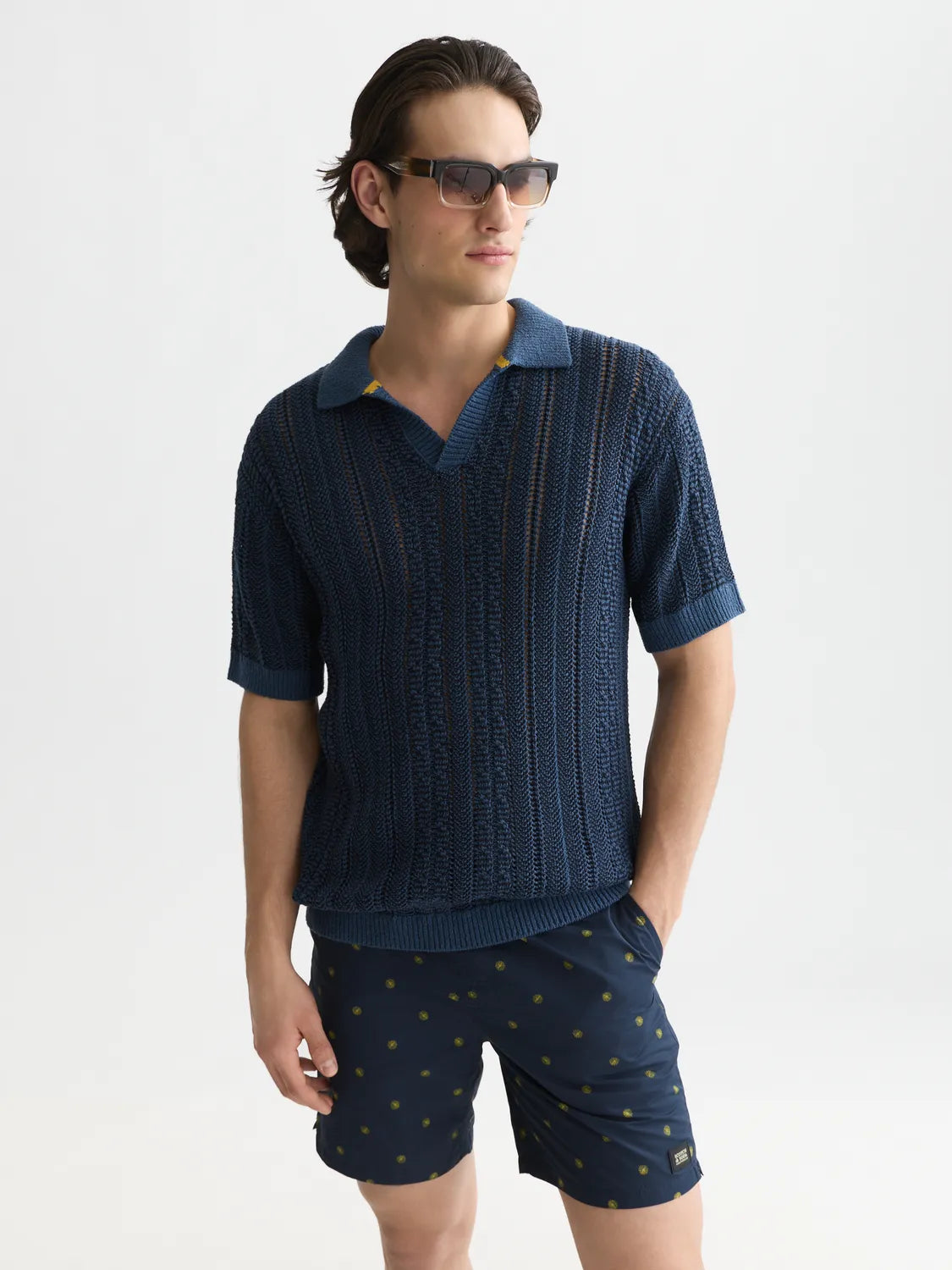 Multi Stitch Extra Dropped Shoulder Polo