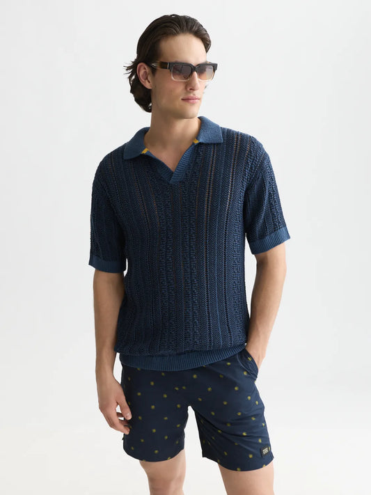 Multi Stitch Extra Dropped Shoulder Polo