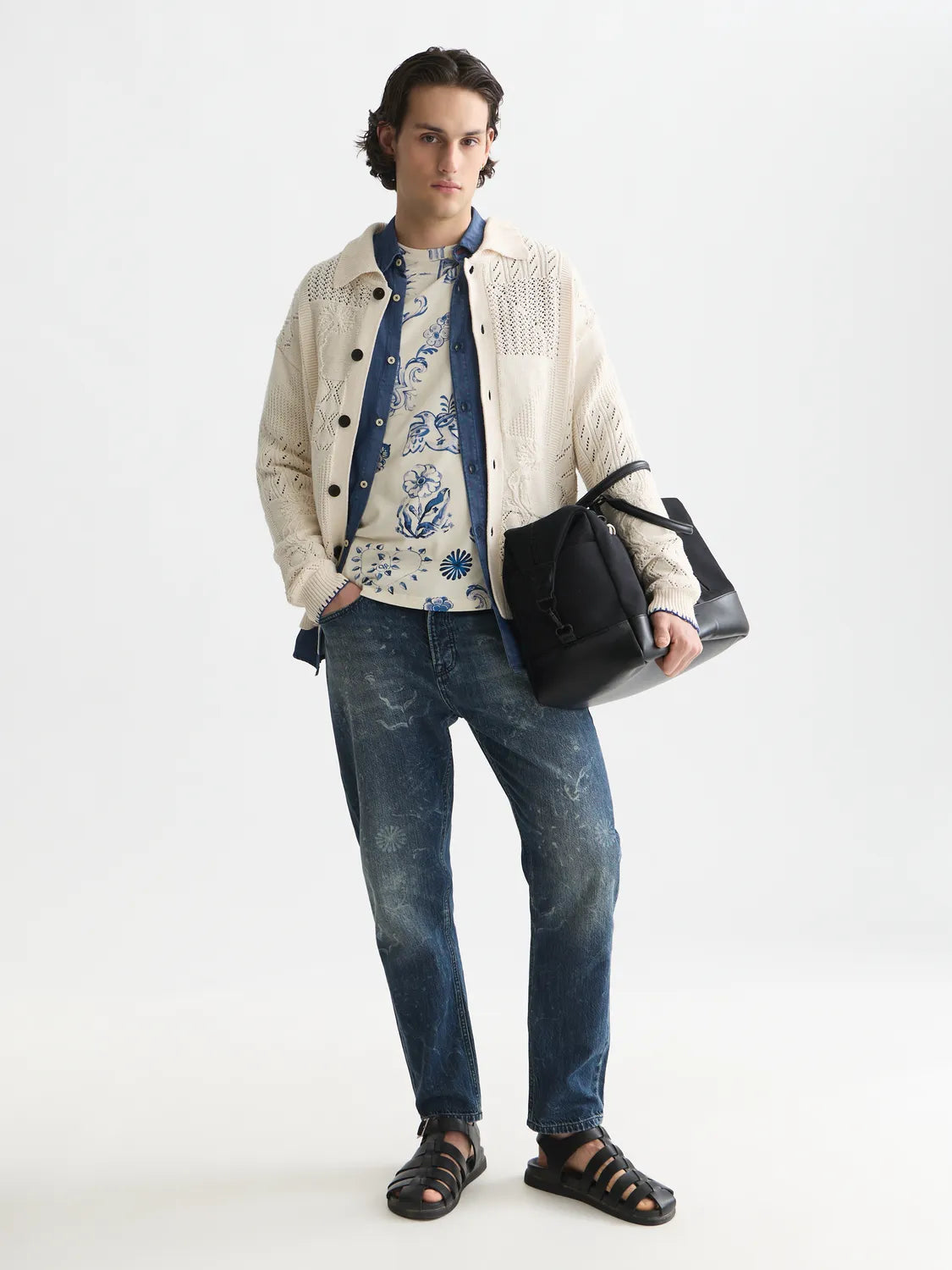 Scotch & Soda x Royal Delft The Dean Loose Tapered Jeans