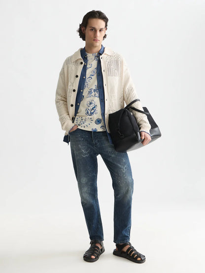 Scotch & Soda x Royal Delft The Dean Loose Tapered Jeans