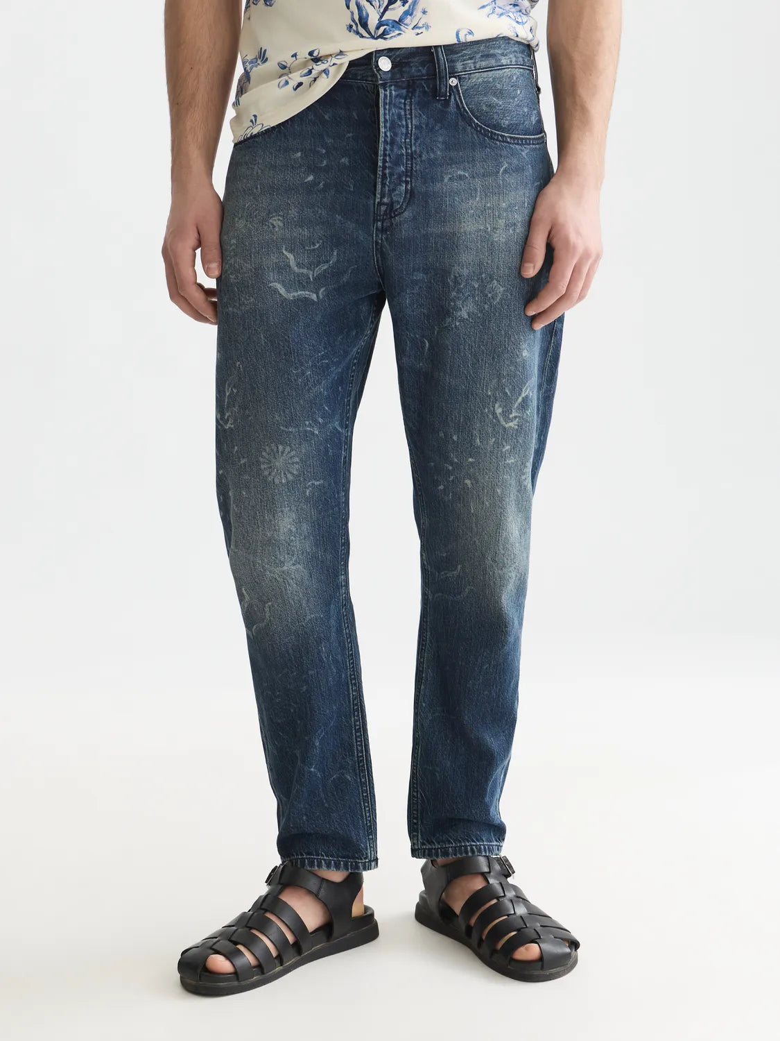 Scotch & Soda x Royal Delft The Dean Loose Tapered Jeans